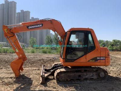 Secondhand Doosan Dh80 Mini Digger Great Working Condition Mini Excavator