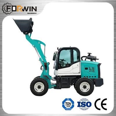 0.8tons/0.4m&sup3; Fw910 (blue) Front Loader Excellent Configuration Small Wheel Loader Price with CE Certification