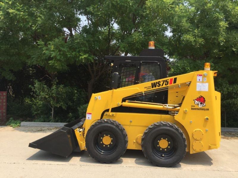 High Performance Ws65 65HP Multifunction Skid Steer Loader with Attachments Price