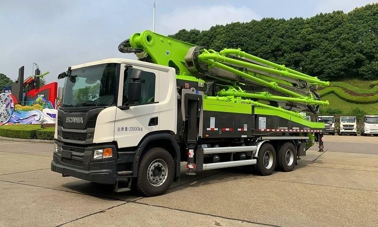 Zoomlion 52m Heavy Duty 35ton Concrete Truck-Mounted Boom Pump