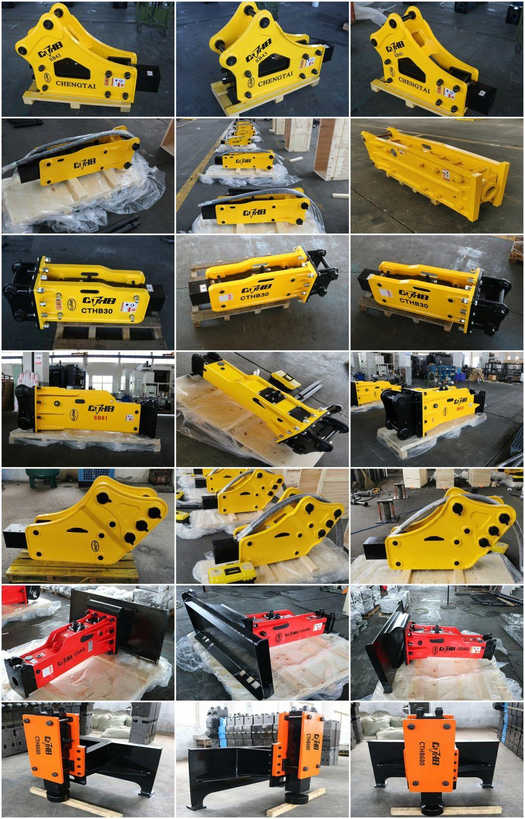 Cthb Rammer Demolition Rock Hydraulic Breaker Front Head Back Head Spare Parts