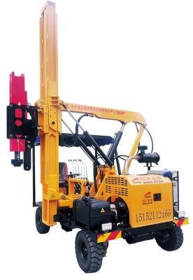 Highway Guardrail Construction Drop Hammer Driver for U O Shape Pile Installation