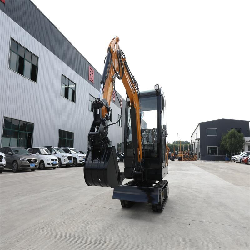 Ht18 Multifunctional Garden Farm Mini Digger 1.8 Ton Excavator with 0.06m3