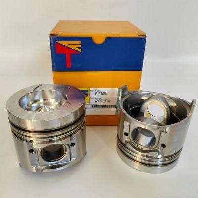 High Quality Diesel Engine Mechanical Parts Piston 6207-31-2180 for Excavator Parts PC200-5 Engine Parts S6d95L Generator Set