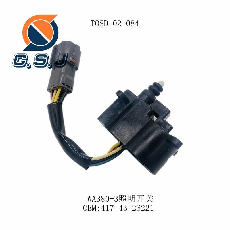 Wheel Loader Parts 417-43-26221 Lamp Switch for Wa380-3 Wa320