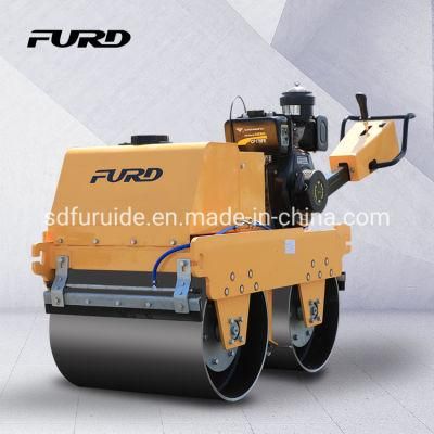 Walk Behind Roller Compactor Small Vibratory Roller Vibratory Drum Roller Fylj-S600c