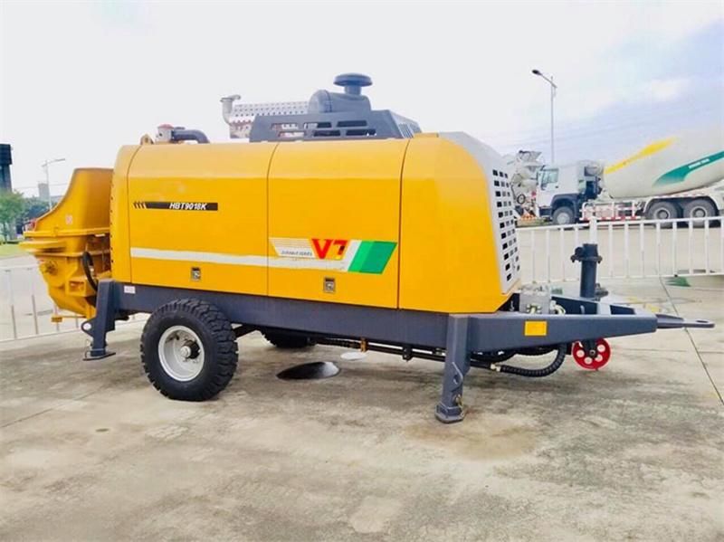 60m3/H Concrete Trailer Pump for Construction in Aegentina