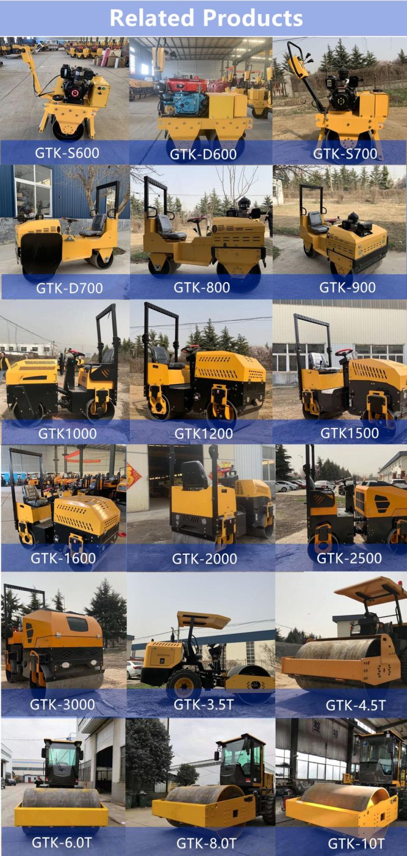700kg Construction Machine Equipment Ride on Mini Hydraulic Double Drum Vibratory Road Roller for Sale