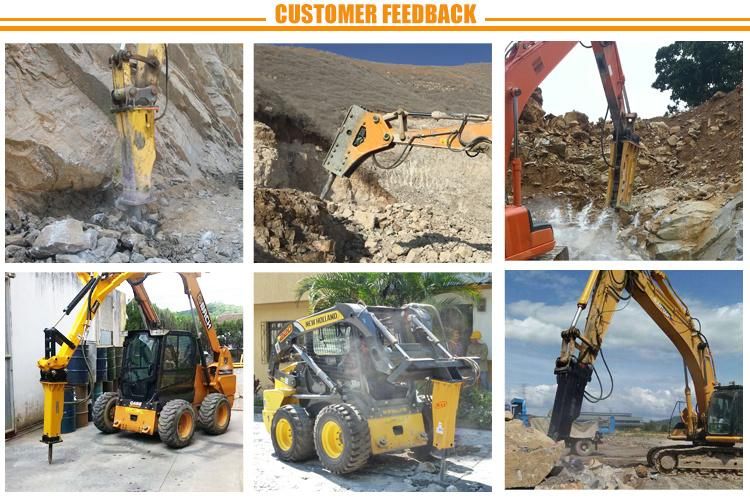 Hydraulic Excavator Construction Machinery Attachment Stone/Rock Breaker Hydraulic Breaker Hammer for Sale Backhoe/Loader Used