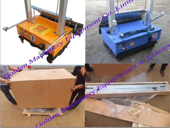 China Automatic White Wall Rendering Plastering Machine