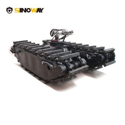 New Steel Floating Tank Pontoon Chassis for Hydraulic Amphibious Excavator