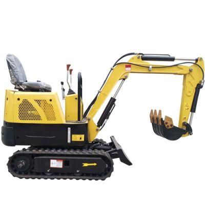 1000kg Small Digging Crawler Excavators Bucket Garden Farm Machine with Low Price