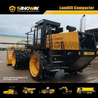 Four Wheels Drive 33ton Refuse Landfill Compactor for Sale