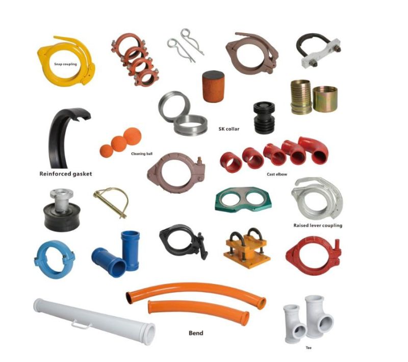 Concrete Pump Spare Parts Round Flat Rubber Gasket Seals