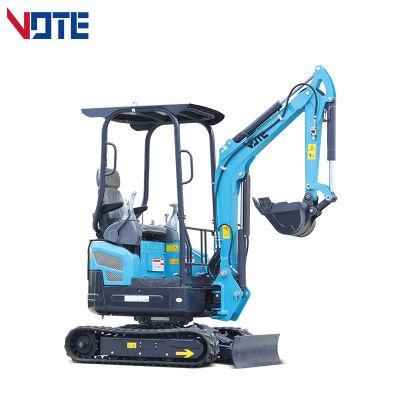 Low Price 1.8 Ton Chinese Control Valve Hydraulic Mini Excavator Mulcher Attachment Digger for Sale Singapore