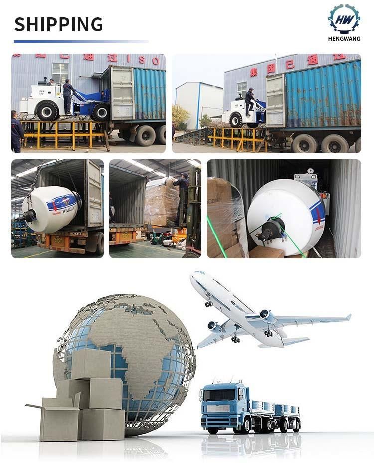 4X4 Drive 2.4m3 Concrete Mixer Truck