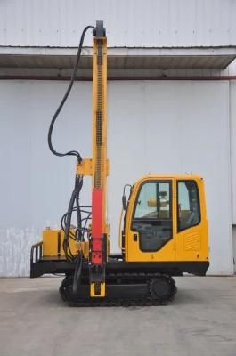 Road Safety Crawler Solar Driver Can Screwing Pilling Pulling Pile