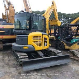 Low Working Hour Used Komatsu PC35mr 3.5 Ton Rubber Track Excavator