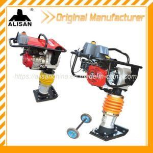 Tamping Rammer Machine Gasoline Engine Jumping Jack Compactor Rammer with Wheels