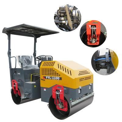 Full Hydraulic System Double Drums Road Roller