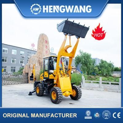 4 Wheel Backhoe Loader of 1.2m3 Loader Bucket Capacity Multi-Purpose Construction Machinery