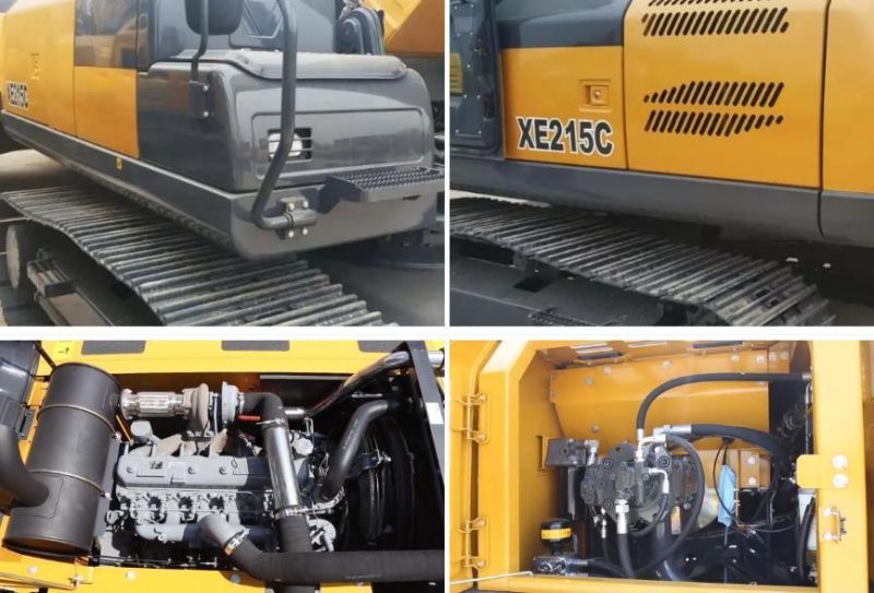XCMG Excavators Machine Excavator Xe215c 20 Ton China New RC Hydraulic Crawler Excavators for Sale