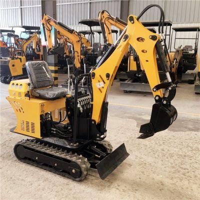 800kg 0.8ton Used for Garden Household Home Small Farm with CE Certificate Micro Excavator Compact Bagger Hydraulic Crawler Mini Digger