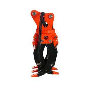 Excavator Rotating Thumb Grapple Tree Log Grab Rock Stone Grapple Excavator Rotating Grapple