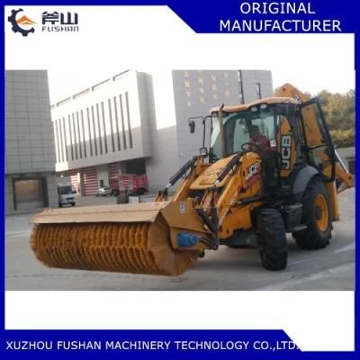 3t Wheel Loader Sweeper Angle Broom for Backhoe Loader