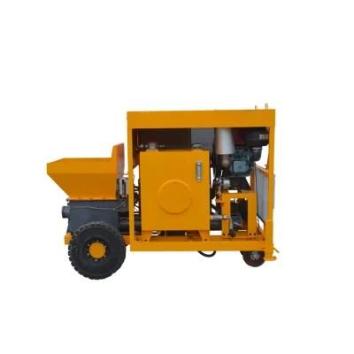 Small Output Concrete Pump Driven by Diesel Engine