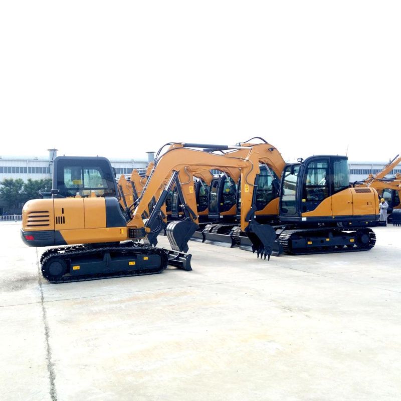 Xe55D 5.5 Ton 0.2 Cbm Mini Hydraulic Crawler Excavator Price