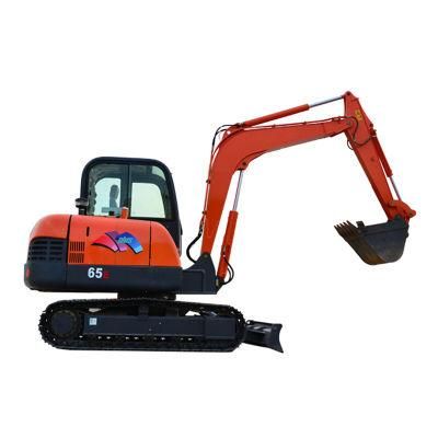 Fw65e Household Trencher Agricultural Small Digging Machine EPA Mini Excavators with Raker/Ripper/Gripper for Sale