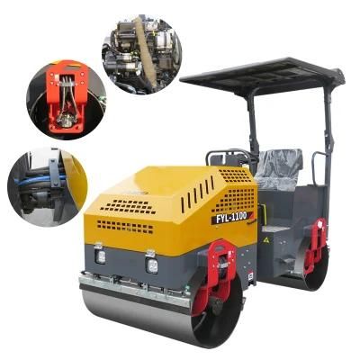 Excellent Durability 2.5 Ton Double Drum Roller Vibratory Asphalt Road Roller