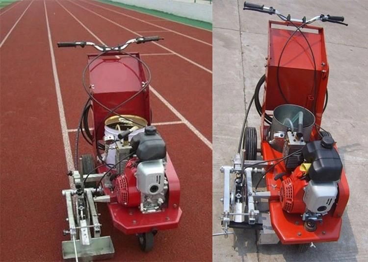 Road Cold Spraying Line Marking Removal Hand Push Thermoplastic Paint Machine
