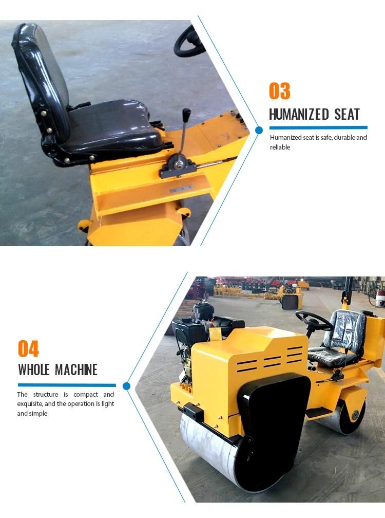 Double Drum Road Roller Asphalt Road Rollers Vibratory Road Rollers for Sale