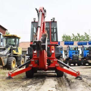 4 Wheel Drive New Backhoe and Loader Price China Manufacturer