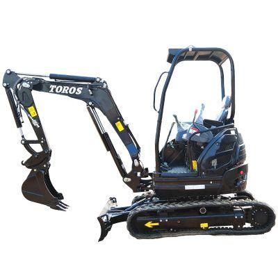 1 Ton 3.5 Ton 1000kg Te35 Factory Price Free Shipping Garden Mini Crawler Excavator Brand Digger for Sale