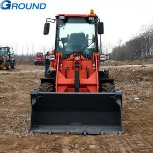 1.6ton front end wheel mini loader construction digging loader with hammer