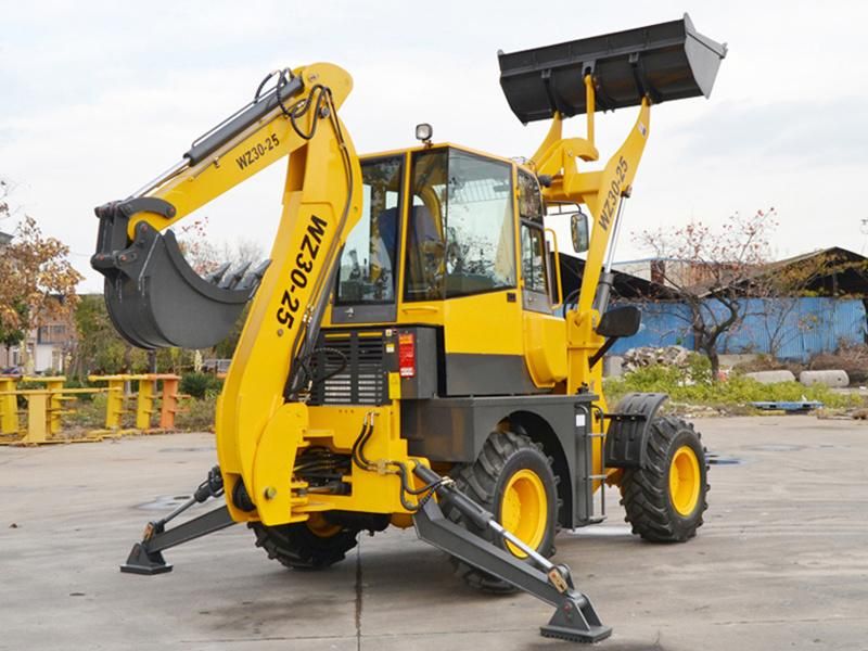 Construction Equipment Excavator Loader Mini Backhoe Loader Wz30-25