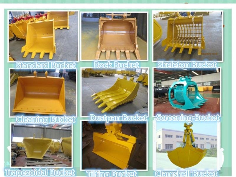 1800mm Width Hydraulic Rotating Excavator Tilting Bucket with Cylinder for 20t Excavators