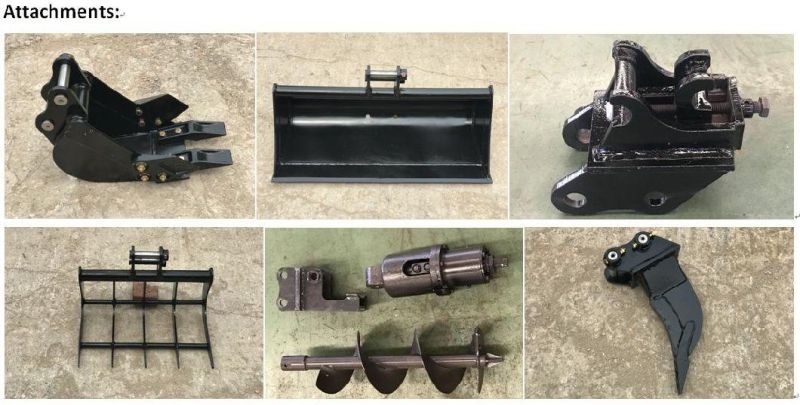 Fast Delivery Smooth Operating Small CE Crawler Excavator for Garden Use