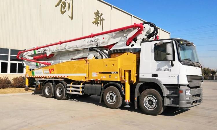 XCMG Official Hb62V Truck-Mounted Concrete Pump 4 Axle 62m China Hydraulic Concrete Boom Pump Truck Price