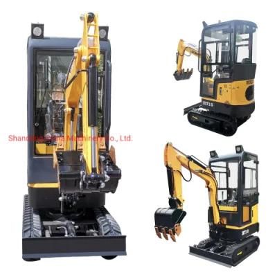 Construction Equipment Micro Mini Small Garden Trench Digging Gasoline Diesel Engine Minibagger