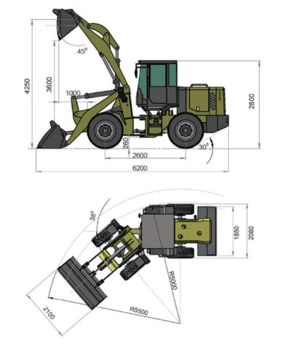 Construction Machinery Wolf 4WD Diesel Engine Wl930 China Heavy 3.0ton Bucket Shovel Wheel Loaders for Sale