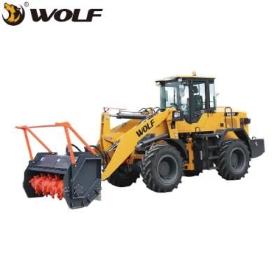 Wolf China Skid/Tractor/Loader Forestry Mulcher on Wheel Loader