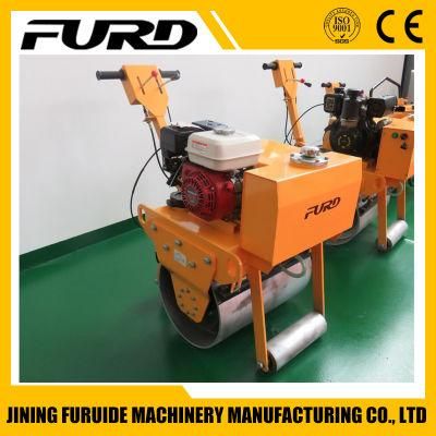 Honda Gx160 Walk-Behind Single Drum Vibratory Roller with Top Quality