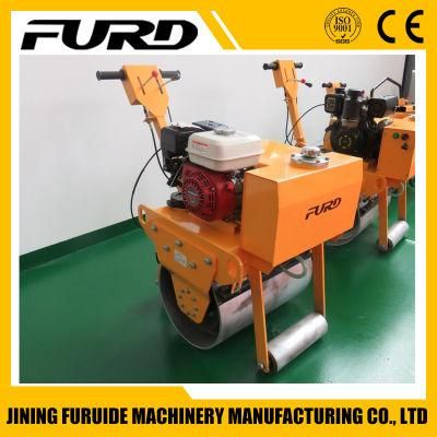 Honda Gx160 Walk-Behind Single Drum Vibratory Roller with Top Quality