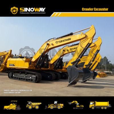Large Size 46 Ton Mining Excavator with Rock Bucket