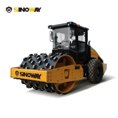 10-14 Ton Hydraulic Transmission Single Drum Vibratory Roller for Sale