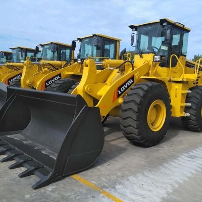 5% Discount Lovol 3 Ton Wheel Loader FL936h Front End Loading Machine